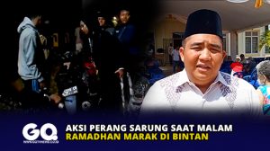 Aksi Perang Sarung Saat Malam Ramadhan Marak di Bintan