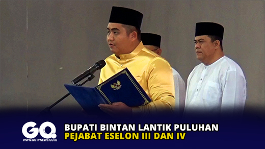 Bupati Bintan Lantik Puluhan Pejabat Eselon III dan IV