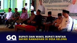 Bupati dan Wakil Bupati Bintan Safari Ramadhan di Desa Kelong