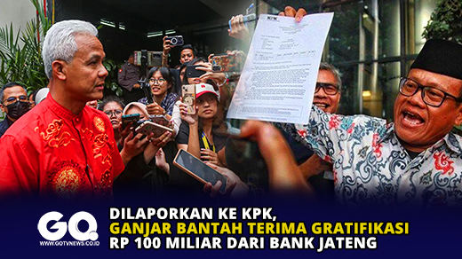 Dilaporkan ke KPK, Ganjar Bantah Terima Gratifikasi Rp 100 M dari Bank Jateng
