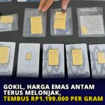 Gokil, Harga Emas Antam Terus Melonjak, Tembus Rp1.199.000 per Gram