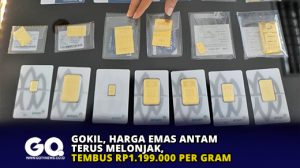 Gokil, Harga Emas Antam Terus Melonjak, Tembus Rp1.199.000 per Gram