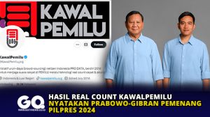 Hasil Real Count KawalPemilu Nyatakan Prabowo-Gibran Pemenang Pilpres 2024