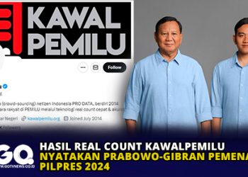Hasil Real Count KawalPemilu Nyatakan Prabowo-Gibran Pemenang Pilpres 2024