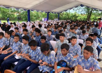 BPTD Kepri Sosialisasikan Keselamatan Berkendara ke Pelajar SMP di Tanjungpinang.