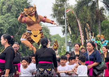 Sambut Nyepi 2024, Uumat Hindu di Bintan Gelar Pawai Ogoh-Ogoh.