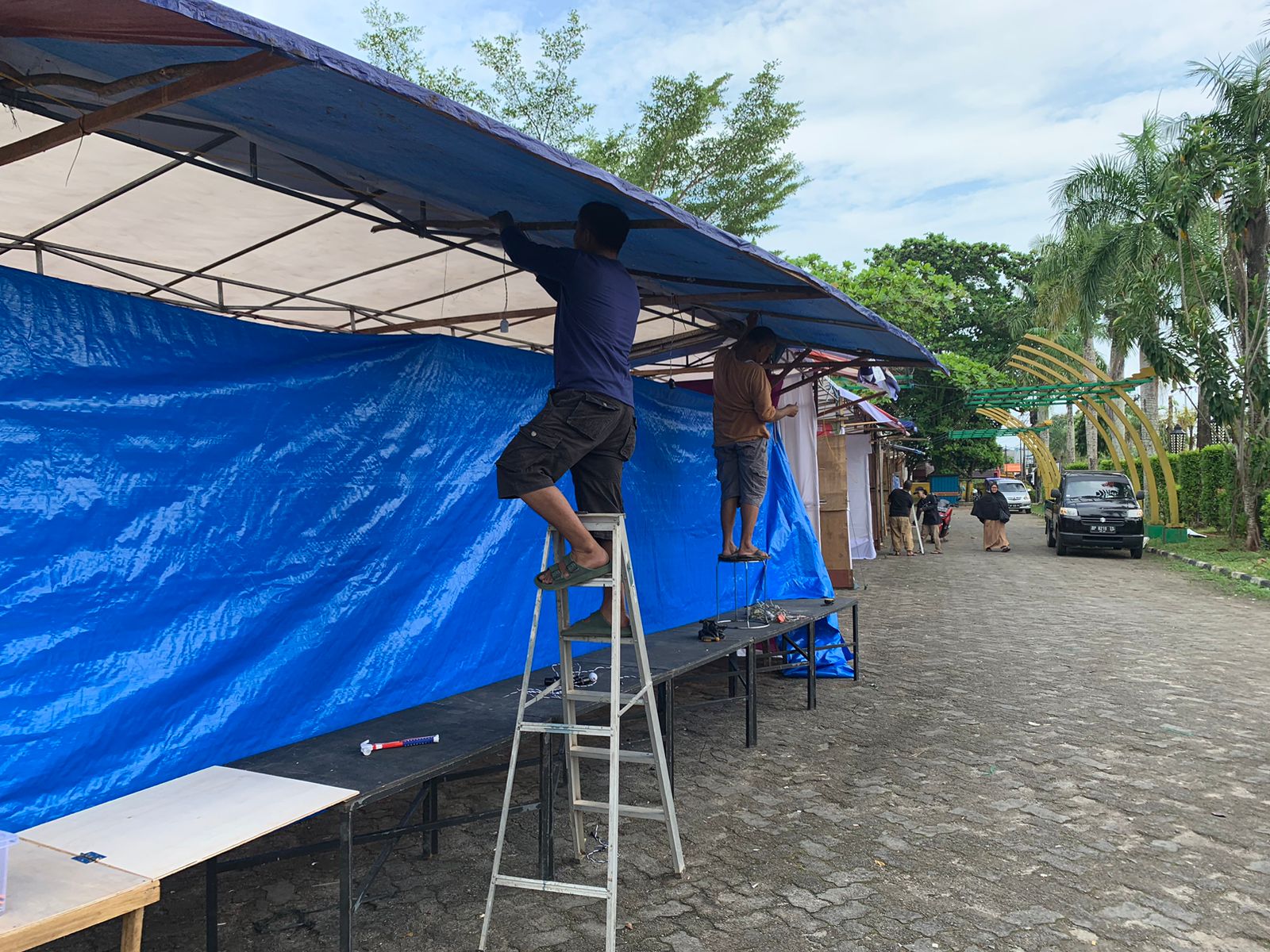 Bazar Ramadhan di Lapangan Pamedan Tanungpinang Segara Dibuka.