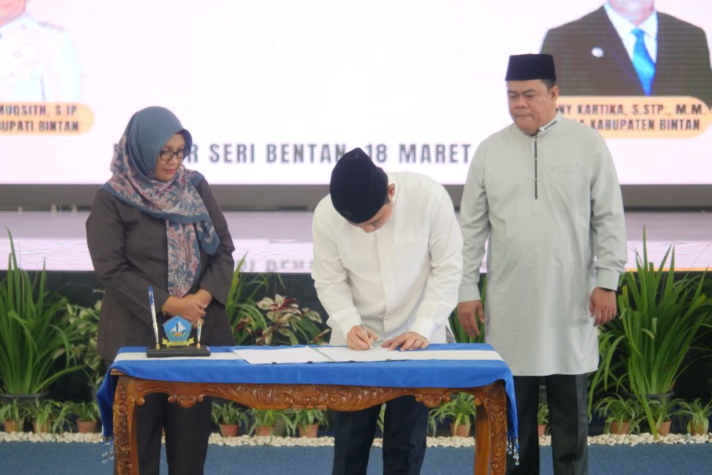 Wakil Bupati Bintan Buka Kegiatan Rembuk Stunting Tingkat Kabupaten Bintan.