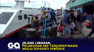 Jelang Lebaran, Pelabuhan SBP Tanjungpinang Mulai Dipadati Pemudik