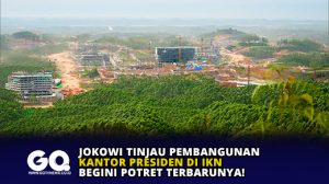 Jokowi Tinjau Pembangunan Kantor Presiden di IKN, Begini Potret Terbarunya!