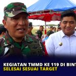 Kegiatan TMMD ke 119 di Bintan Selesai Sesuai Target