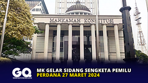 MK Gelar Sidang Sengketa Pemilu Perdana 27 Maret 2024