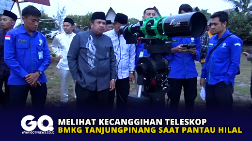 Melihat Kecanggihan Teleskop BMKG Tanjungpinang Saat Pantau Hilal