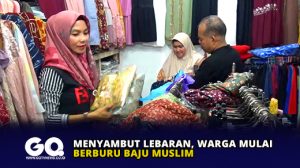 Menyambut Lebaran, Warga Mulai Berburu Baju Muslim