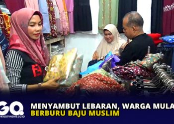 Menyambut Lebaran, Warga Mulai Berburu Baju Muslim