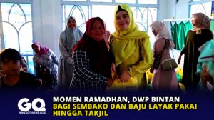Momen Ramadhan, DWP Bintan Bagi Sembako dan Baju Layak Pakai Hingga Takjil