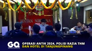 Operasi Antik 2024, Polisi Razia THM dan Hotel di Tanjungpinang