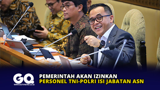 Pemerintah Akan Izinkan Personel TNI-Polri Isi Jabatan ASN