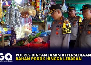 Polres Bintan Jamin Ketersediaan Bahan Pokok Hingga Lebaran