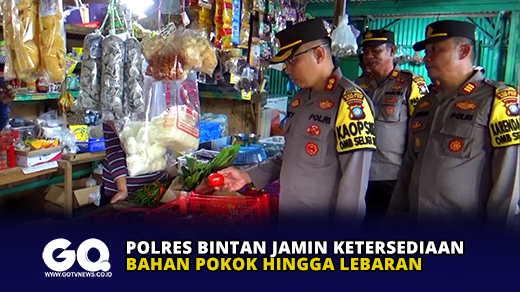 Polres Bintan Jamin Ketersediaan Bahan Pokok Hingga Lebaran