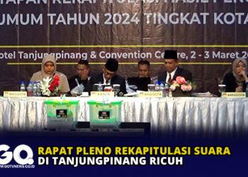 Rapat Pleno Rekapitulasi Suara di Tanjungpinang Ricuh
