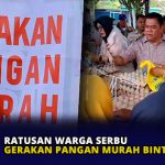 Ratusan Warga Serbu Gerakan Pangan Murah Bintan