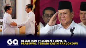Resmi Jadi Presiden Terpilih, Prabowo: Terima kasih Pak Jokowi