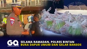 Selama Ramadan, Polres Bintan Buka Dapur Umum dan Gelar Bansos