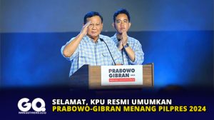 Selamat, KPU Resmi Umumkan Prabowo-Gibran Menang Pilpres 2024