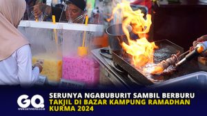 Serunya Ngabuburit Sambil Berburu Takjil di Bazar Kampung Ramadhan KURMA 2024