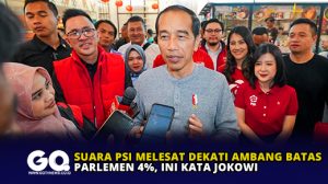 Suara PSI Melesat Dekati Ambang Batas Parlemen 4%, Ini Kata Jokowi