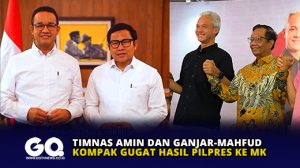 Timnas AMIN dan Ganjar-Mahfud Kompak Gugat Hasil Pilpres ke MK