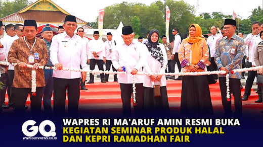 Wapres RI Ma'aruf Amin Resmi Buka Kegiatan Seminar Produk Halal dan Kepri Ramadhan Fair