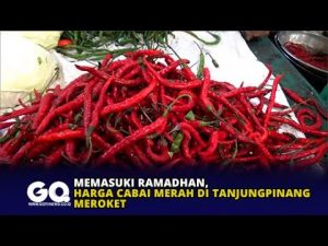 Memasuki Ramadhan, Harga Cabai Merah di Tanjungpinang Meroket