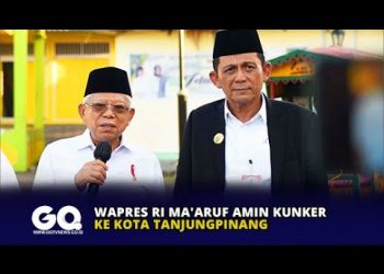 Wapres RI Ma’aruf Amin Kunker ke Kota Tanjungpinang
