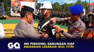 495 Personel Gabungan Siap Amankan Lebaran Idul Fitri