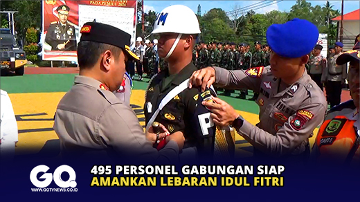495 Personel Gabungan Siap Amankan Lebaran Idul Fitri
