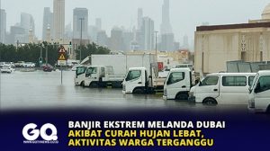 Banjir Ekstrem Melanda Dubai Akibat Curah Hujan Lebat, Aktivitas Warga Terganggu