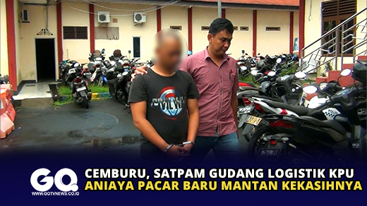 Cemburu, Satpam Gudang Logistik KPU Aniaya Pacar Baru Mantan Kekasihnya