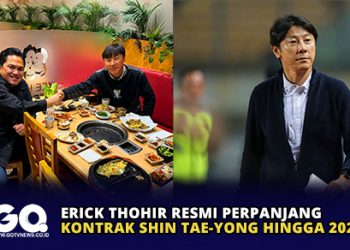 Erick Thohir Resmi Perpanjang Kontrak Shin Tae-yong hingga 2027