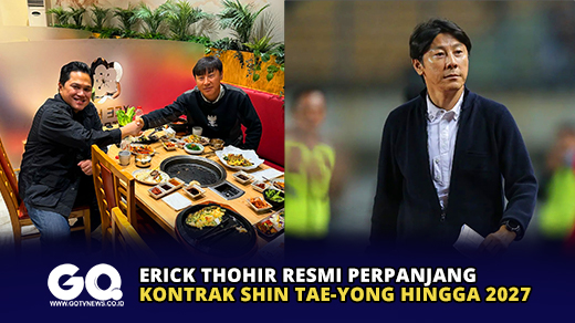 Erick Thohir Resmi Perpanjang Kontrak Shin Tae-yong hingga 2027