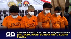 Gerebek Anggota Satpol PP Tanjungpinang Jual Sabu, Polisi Dobrak Pintu Rumah Pelaku
