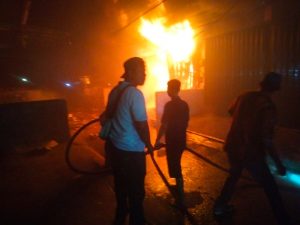 Toko Sembako di Kawasan Pelantar KUD Tanjungpinang Terbakar