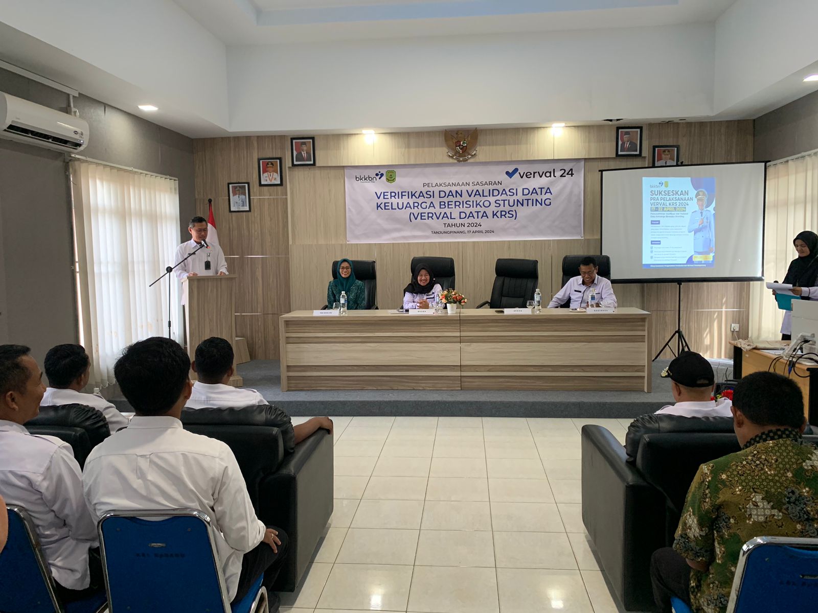 BKKBN Kepri Gelar Varifikas dan Validasi Data Stunting di Tanjungpinang.