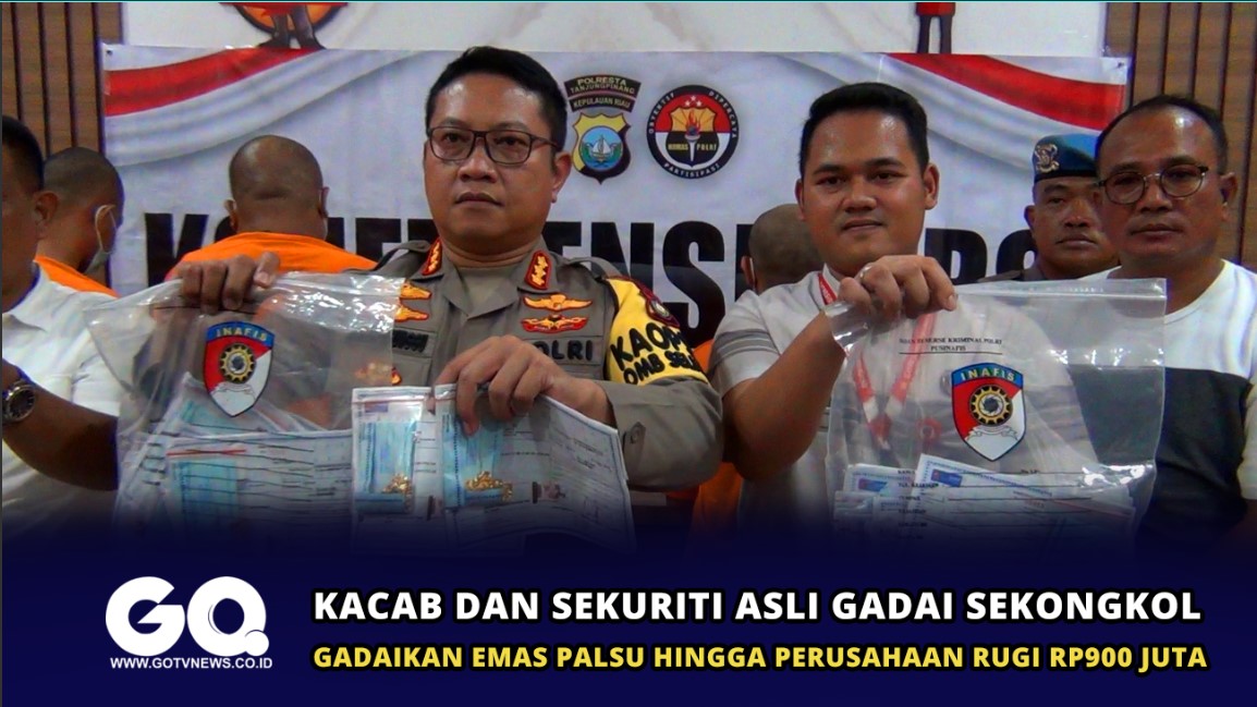 Kacab dan Sekuriti Asli Gadai Sekongkol Gadaikan Emas Palsu Hingga Perusahaan Rugi Rp900 Juta