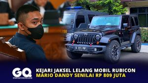 Kejari Jaksel Lelang Mobil Rubicon Mario Dandy Senilai Rp 809 Juta