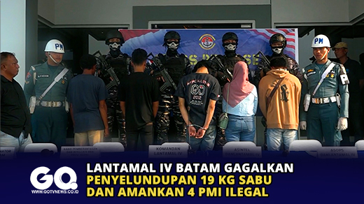 Lantamal IV Batam Gagalkan Penyeludupan 19 Kg Sabu dan Amankan 4 PMI Ilegal