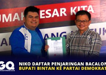 Niko Daftar Penjaringan Bacalon Bupati Bintan ke Partai Demokrat
