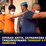Operasi Antik, Satnarkoba Polresta Tanjungpinang Tangkap 9 Pengedar Narkoba