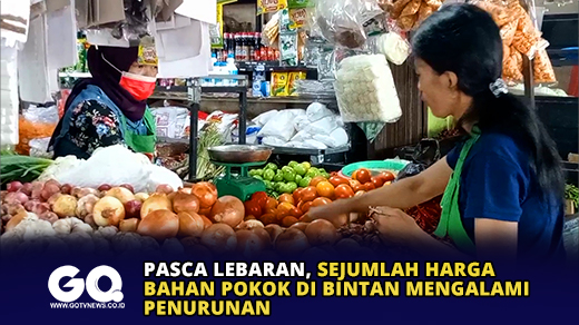 Pasca Lebaran, Sejumlah Harga Bahan Pokok di Bintan Mengalami Penurunan